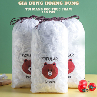 Túi màng bọc thực phẩm JYoohome chất liệu PE co dãn có chun siêu d...