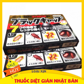 Diệt gián Nhật Bản hộp 12 viên Barracks Cap, Viên diệt gián sinh h...