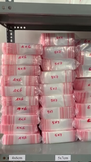 1 kg/ size Túi zipper chỉ đỏ loại tốt, dày dặn, chắc chắn (có đủ s...