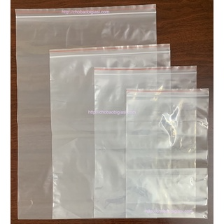 1 kg/ size Túi zipper chỉ đỏ loại tốt, dày dặn, chắc chắn (có đủ s...