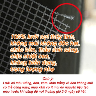Lưới chống muỗi lưới sợi thủy tinh chống côn trùng chống bụi...