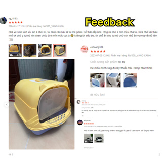 Nha ve sinh cho meo size lớn Hoshi Pet NVS05 - khay cát vệ sinh ch...