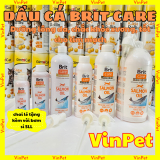 DẦU CÁ HỒI DƯỠNG LÔNG VÀ TĂNG ĐỀ KHÁNG CHO CHÓ MÈO BRIT CARE NHẬP ... DẦU CÁ HỒI DƯỠNG LÔNG VÀ TĂNG ĐỀ KHÁNG CHO CHÓ MÈO BRIT CARE NHẬP ...