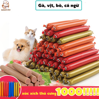 bốn hương vị Xúc Xích Siêu Rẻ Cho Chó Mèo Pet LI0186...