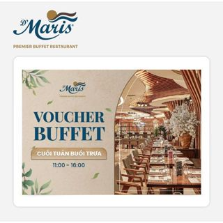 Hồ Chí Minh [Evoucher] DMaris Premier Buffet - Voucher Vé Buffet C...