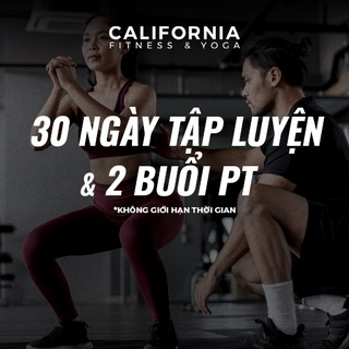 [TOÀN QUỐC] E-voucher tập gym California Fitness - 30 ngày toàn th...