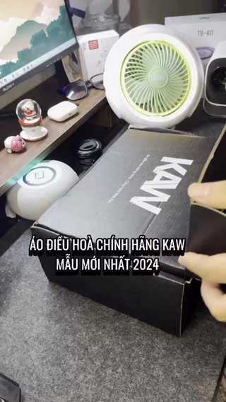Áo Điều Hòa Top 1 Cao Cấp Chính Hãng KAW, Công Suất Lớn, Pin 12 Ti...