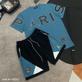 Bộ Quần Áo Nam Côc Paris Thời Trang Họa Tiết In Paris Trước Ngực B...