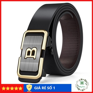 Thắt lưng nam da cao cấp, dây lưng nam mặt khóa tự động sang trọng...