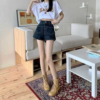 Quần Short Nữ Mùa Hè Mỏng Thiết Kế Cảm Giác Kích Thước Lớn Chân Rộ...
