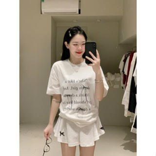 Set Áo Thun Nơ Mix Chân Váy Nơ Dream -Set Áo Váy Nơ Tiểu Thư Gonz....