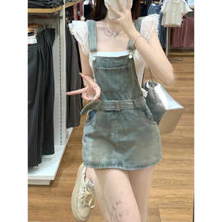 [QCL1] Quần Yếm Denim Lưng Cao, quần yếm Phong Cách Thời Trang siê...