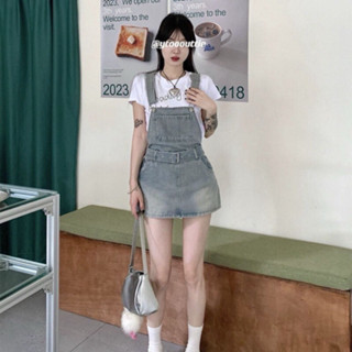 [QCL1] Quần Yếm Denim Lưng Cao, quần yếm Phong Cách Thời Trang siê...