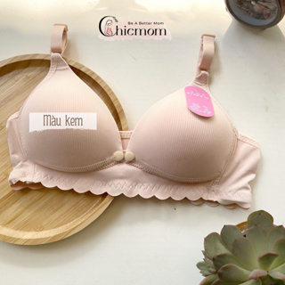 Áo lót mặc bầu và sau sinh chống chảy xệ cho bé bú Chicmom, chất s...