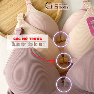 Áo lót mặc bầu và sau sinh chống chảy xệ cho bé bú Chicmom, chất s...