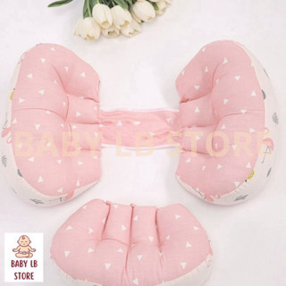 Gối bầu cánh tiên BabyLb gối bà bầu đỡ bụng giảm đau lưng cho bà b...