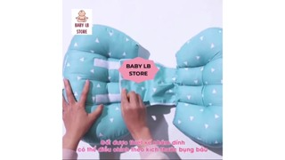 Gối bầu cánh tiên BabyLb gối bà bầu đỡ bụng giảm đau lưng cho bà b...