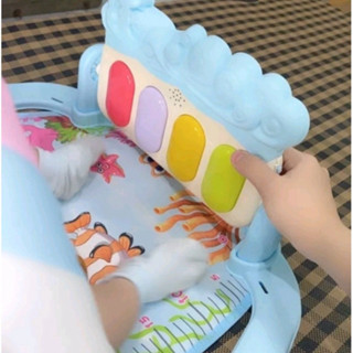 Đồ Chơi Thảm Nhạc Cho Bé Có Nhạc, Đèn, Lục Lạc Thảm đàn 9BABY nằm ...