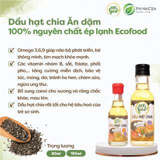 Dầu Ăn Dặm Cho Bé ECOFOOD Date 2026 Cho Trẻ Từ 6 Tháng Tuổi ,Giúp ...