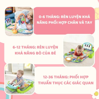 [ẢNH THẬT  VIDEO] Thảm đàn 9BABY Piano nằm chơi nhạc hình thú ngộ ...