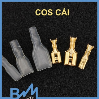 Cos loa - jack loa đồng thau kèm vỏ cách điện nhiều cỡ - cos đồng ...