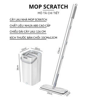 Cây Lau Nhà Tự Vắt Thông Minh MOPSCRATCH Bàn Lau Lớn Chổi Lau Nhà ...