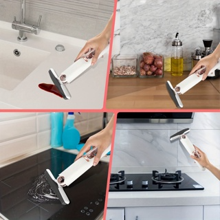 Cây Lau Bếp Tự Vắt Mini Mop Đa Năng Dụng Cụ Lau Kính Oto Chổi Vệ S...