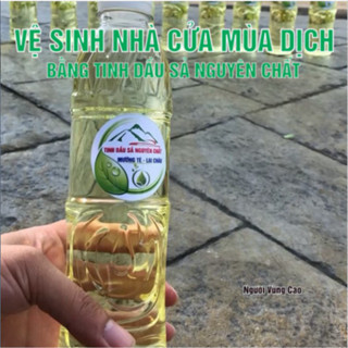 Tinh Dầu Sả Nguyên Chất [330ml-1 lít] Thơm, Khử Mùi, Đuổi Muỗi, Cô...