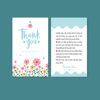 Combo 100 Thiệp Cảm Ơn - Thank You Card - MSP 2023...