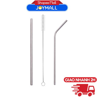 Ống hút inox loại ống hút thẳng, ống hút cong, cọ rửa ống hút - Jo...