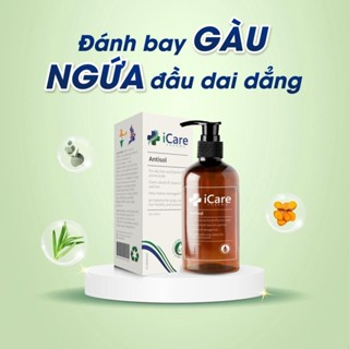 Dầu Gội Antisol Icare Pharma Dược Liệu Ph 6.5 Làm Sạch Gàu, Giảm N...
