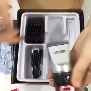 Tông Đơ Cắt Tóc Gia Đình, Máy Hớt Tóc Tại Nhà Tích Điện Kèm Phụ Ki...