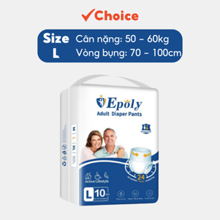 Bỉm quần người già Epoly chất lượng giá tốt, tiết kiệm, thấm hút c...