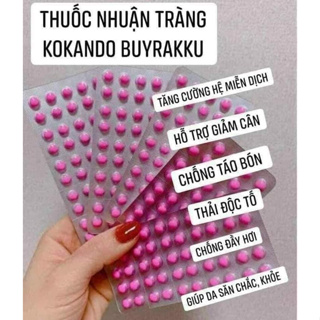 Vỉ 50 Viên Uống Nhuận Tràng Detox Kenton Diet Kokando - Nhật Bản...