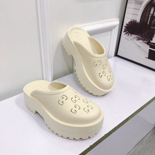 Sục Gucci đê Cao Su , suc GC đê 5cm Nữ Đủ Màu Sắc Hàng Cao Cấp Đế ...