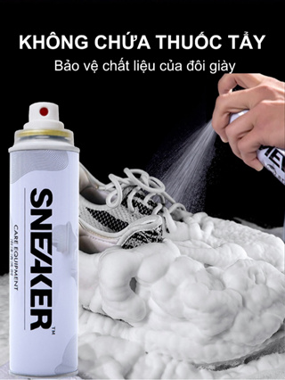 Chai xịt tạo bọt vệ sinh giày Sneaker cao cấp- LUCKY MART...