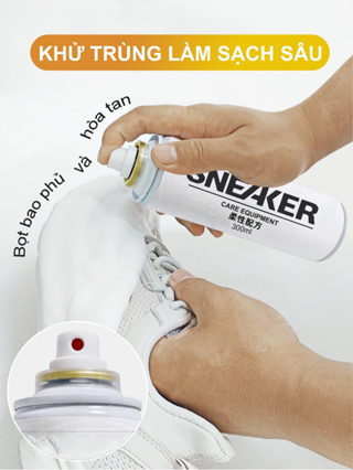 Chai xịt tạo bọt vệ sinh giày Sneaker cao cấp- LUCKY MART...