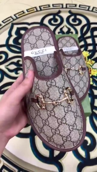 Sục Gu.cci Hoạ Tiết GC 3 Màu Cao Cấp ,Già_ Gucci Slipper Horsebit ...