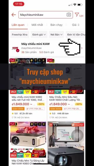 Máy chiếu giá rẻ mini siêu nét KAW K650 Chất lượng tốt Máy chiếu giá rẻ mini siêu nét KAW K650 Chất lượng tốt