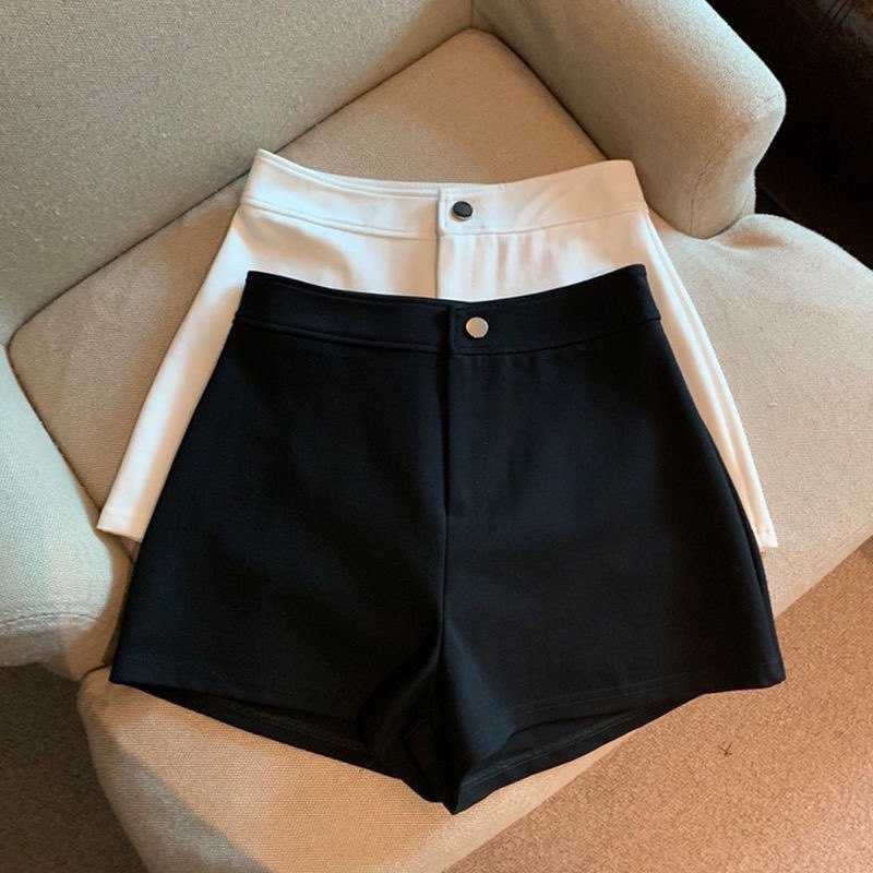 Quần Short Nữ Cạp Cao Chất Umi Co Giãn Cúc Cài Khóa Giữa_m628...
