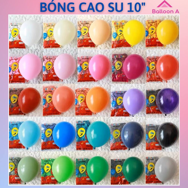 Set 100 Bóng Bay Trang Trí Sinh Nhật, Bong Bóng Trang Trí Phòng Cư...