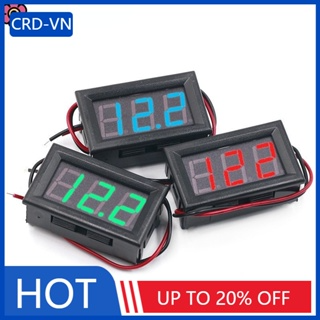 Vôn Kế Kỹ Thuật Số Màn Hình Led 0.56 Inch 2 Dây Dc 4.5v-30v...