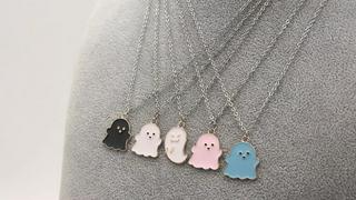 Vòng cổ Hình Ma Màu Trắng Cá Tính Thời Trang Dành Cho Nữ Dễ Thương...